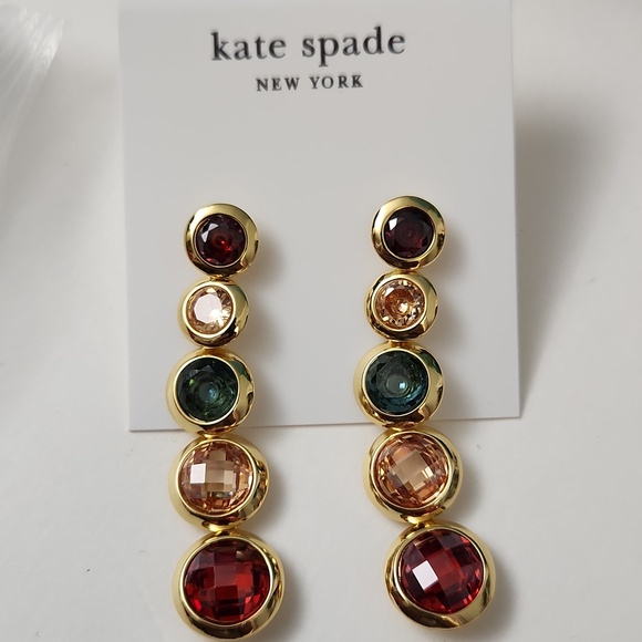 Kate Spade On The Linear Earrings - Picture 9 of 10
